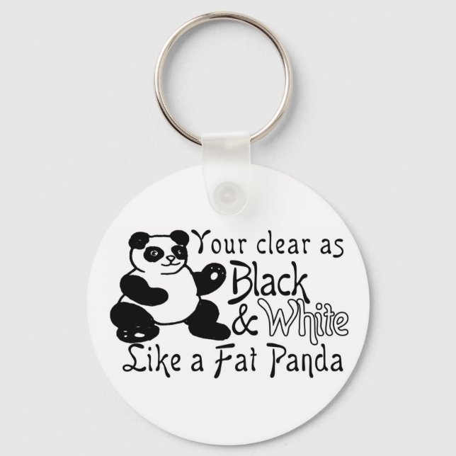 Fat Panda Schlüsselanhänger (Vorderseite)