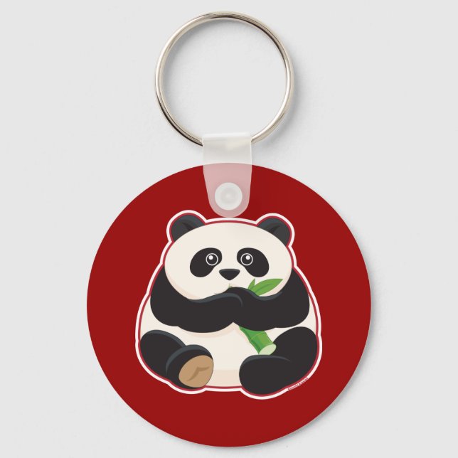 Fat Panda Schlüsselanhänger (Vorderseite)