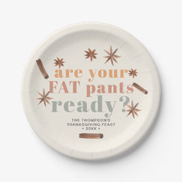 Fat Pants Erntedank Friendsgiving Pappteller