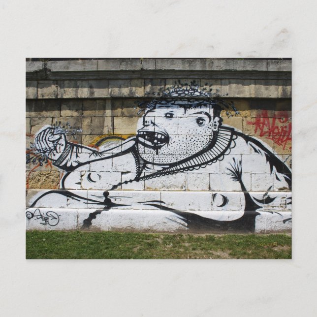 Fat White Man Postkarte (Vorderseite)