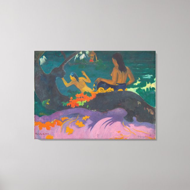 Fatata te Miti (am Meer) Leinwanddruck (Vorderseite)