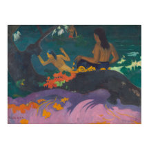Fatata te Miti Am Meer Paul Gauguin Leinwand