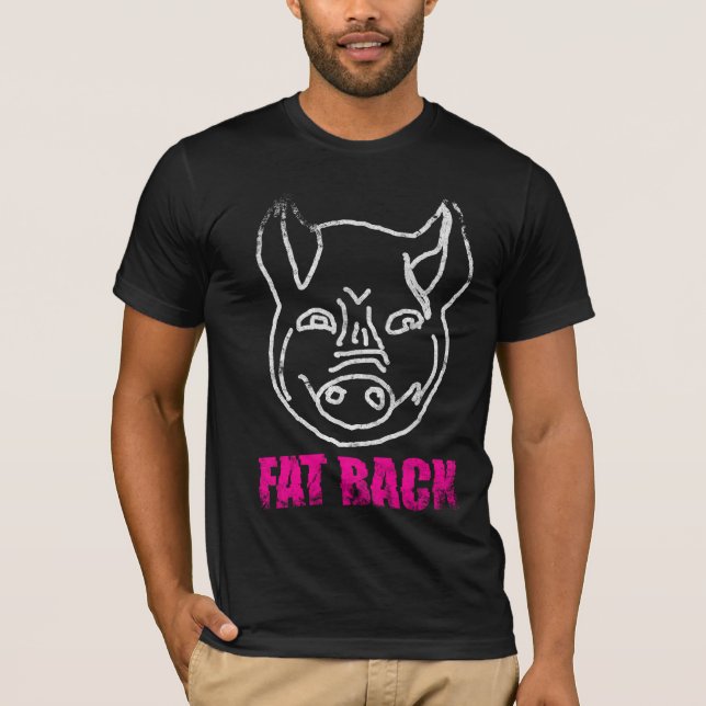 Fatback Simple Pig Face T-Shirt (Vorderseite)