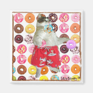 FATBOY KRAPFEN-MAGNET (QUADRAT) MAGNET