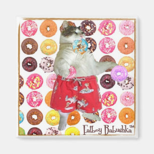 FATBOY KRAPFEN-MAGNET (QUADRAT) MAGNET