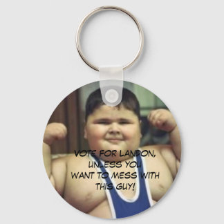 FatBoy, Vote For Landon, es sei denn, du willst... Schlüsselanhänger