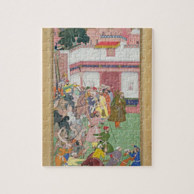Fatepur Sikiri, 1573: Hasain Quli Khan-l Jahan vor (Vertikal)