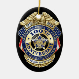 Faternal Auftrag der Polizei-Verzierung Keramik Ornament