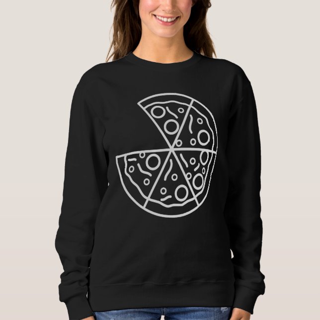 Father And Son Partner Outfit Pizza Slice Family Sweatshirt (Vorderseite)