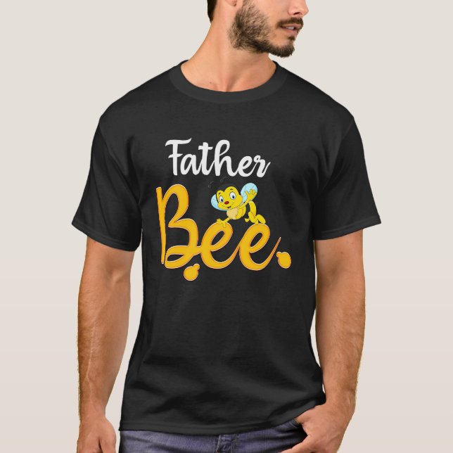 Father Bee Matching Family First Bee Day Outfits T-Shirt (Vorderseite)