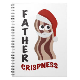 Father Crispness! Bacon Notizblock