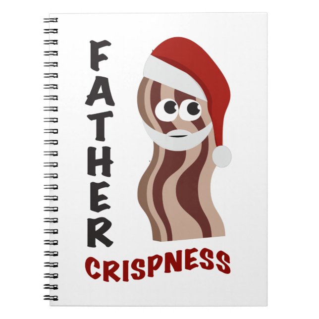 Father Crispness! Bacon Notizblock (Vorderseite)
