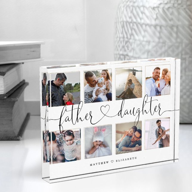 Father Daughter Heftschrift | Foto Grid Collage (Von Creator hochgeladen)