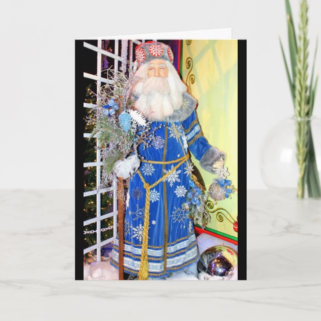 Father Frost Weihnachtskarte Feiertagskarte (Vorderseite)