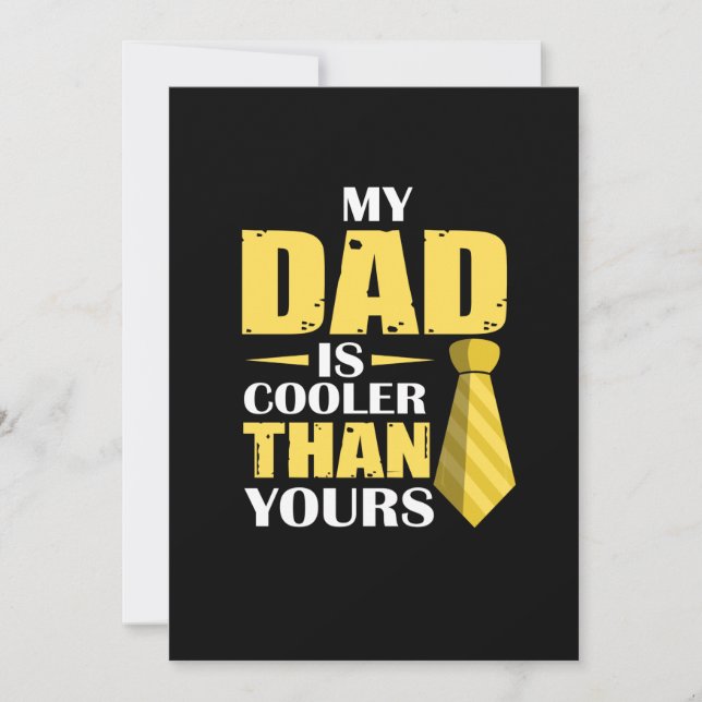 Father Gift | Mein Vater ist Cooler Einladung (Vorderseite)