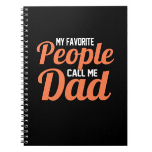 Father Gift Meine Lieblings-Leute nennen mich Va Notizblock