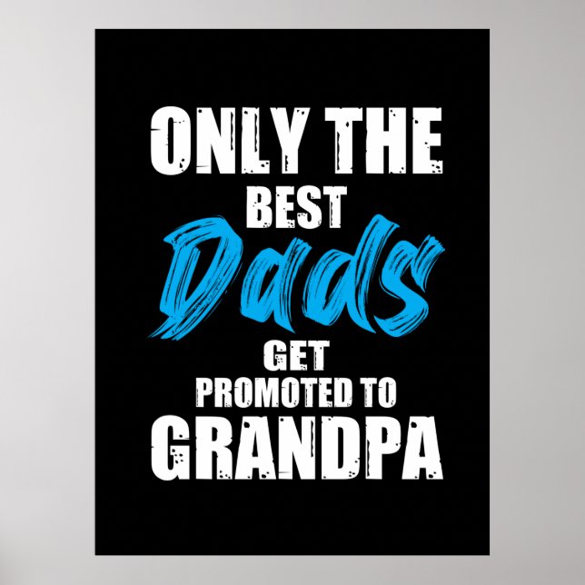 Father Gift | Nur die besten Vater Poster (Vorne)