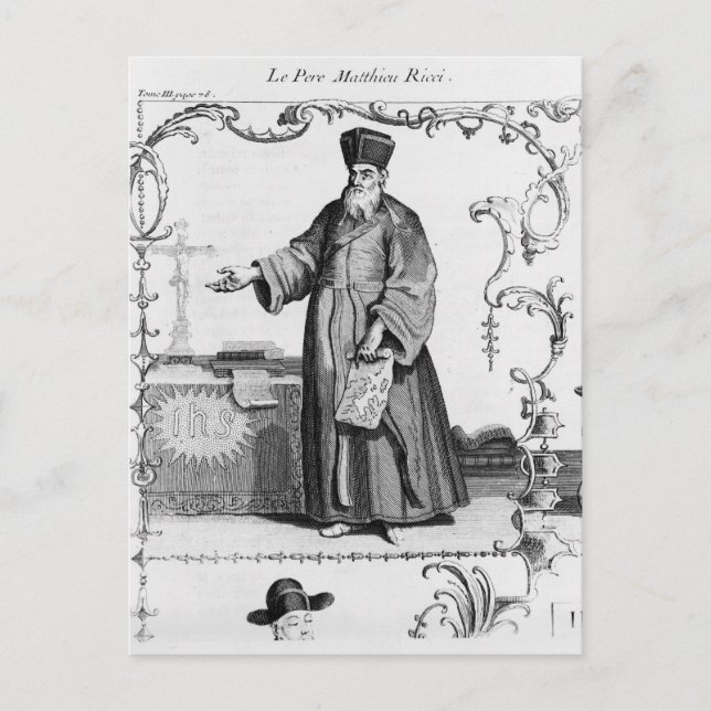 Father Matteo Ricci Postkarte (Vorderseite)