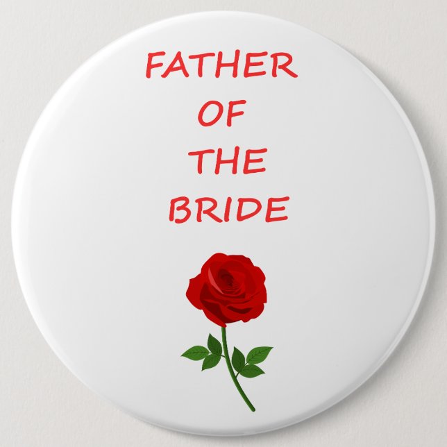 Father of the Bride Button (Vorderseite)