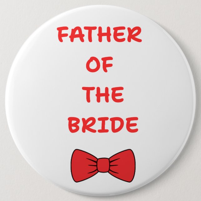 Father of the Bride Button (Vorderseite)