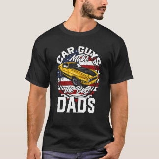 Father s Day early 70s hot rod orange T-Shirt