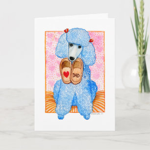Father’s Day Poodle Pampering Karte