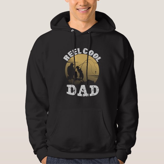 Father Son Fishing Cool Dad Best Dad Son Fishing Hoodie (Vorderseite)