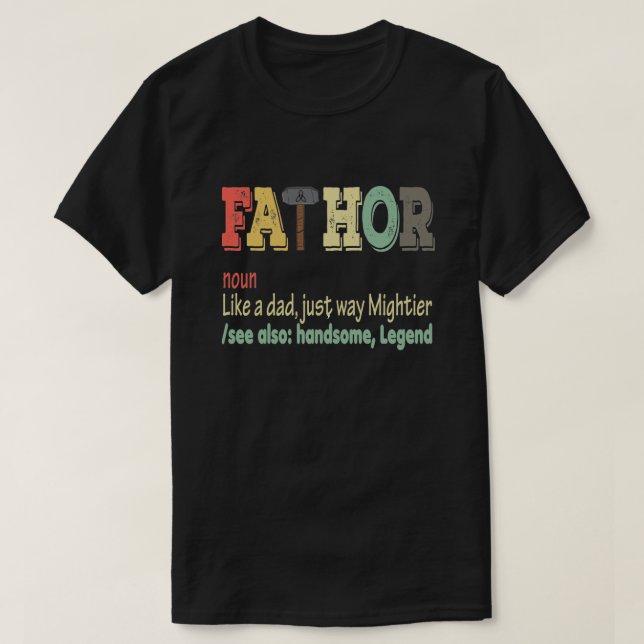 FATHER THE LEGEND Father's Day Dad T-Shirt (Design vorne)