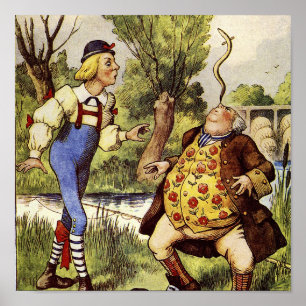 Father William Eel Leinwand Art Poster