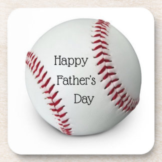 Father's day baseball Acrylic Coaster Set Getränkeuntersetzer