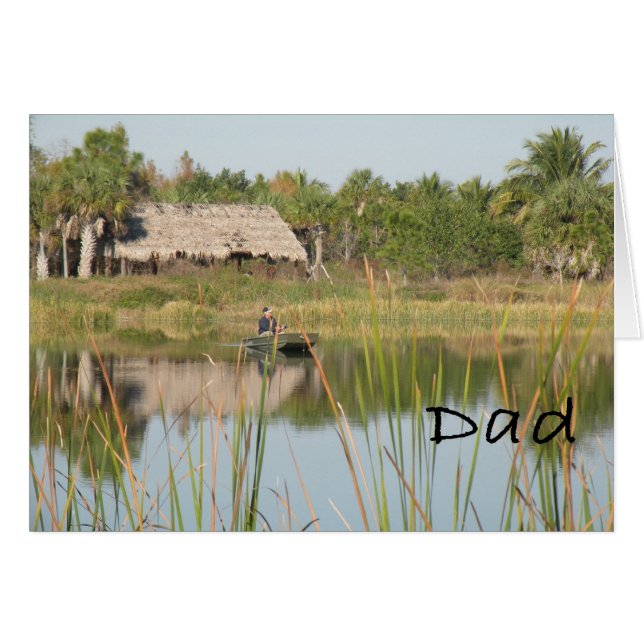 Father's Day Card for Sport of Fishing (Vorderseite (Horizontal))