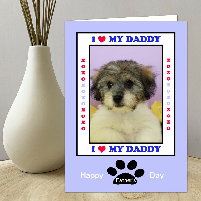 Father's Day from the Dog — Your Foto Karte (Von Creator hochgeladen)