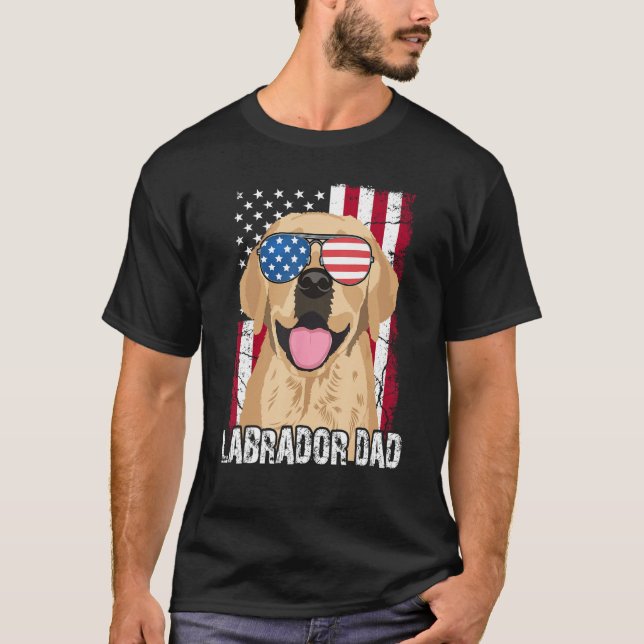 Fathers Day Gift Labrador Retriever Dad Lab Dog 4t T-Shirt (Vorderseite)