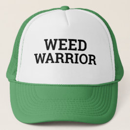 Father's Day Gift WEED WARRIOR  Truckerkappe