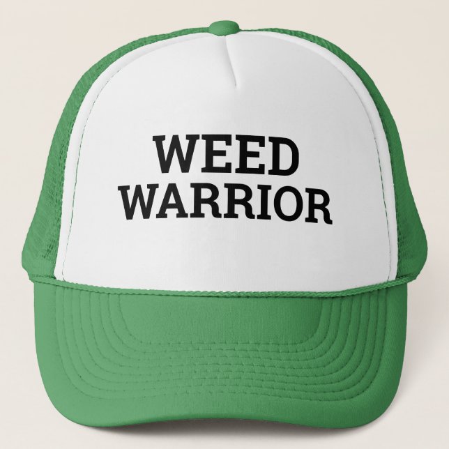 Father's Day Gift WEED WARRIOR  Truckerkappe (Vorderseite)