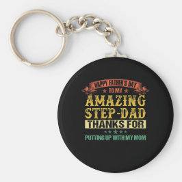 Father's Day | Happy Father's Day To Step Dad Schlüsselanhänger