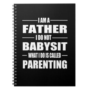 Father's Day I Am A Father Notizblock