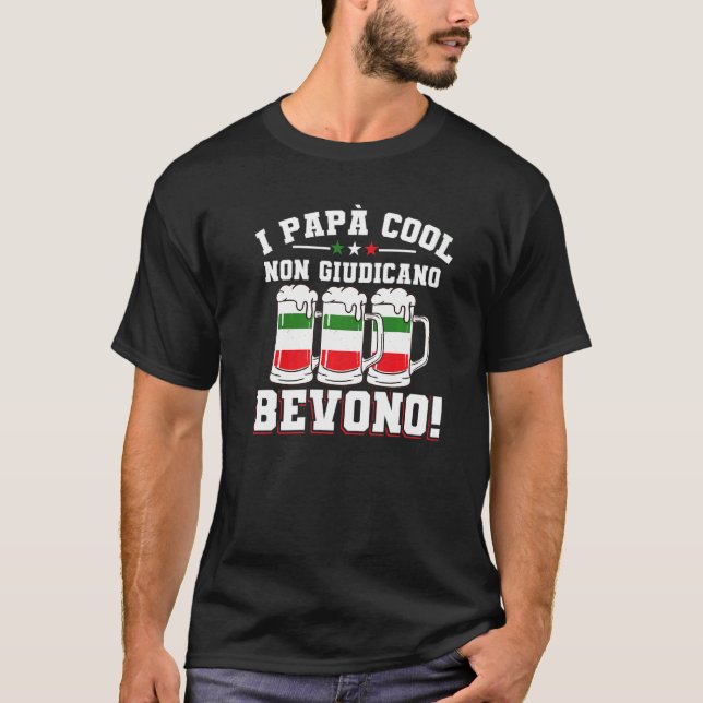 Father's Day Italian Dad Fatherhood T-Shirt (Vorderseite)