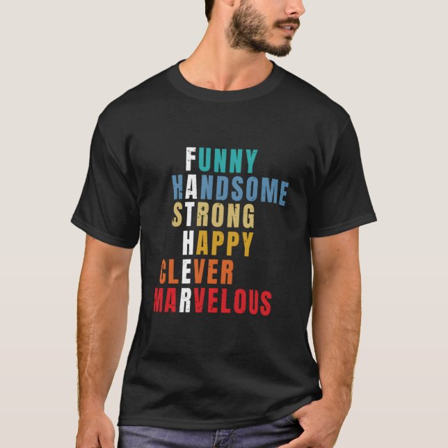 Fathers Day Loving T-Shirt (Vorderseite)