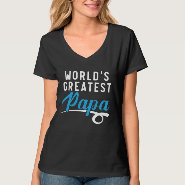 Fathers Day Papa Best Dad Ever Fatherhood Daddy  4 T-Shirt (Vorderseite)