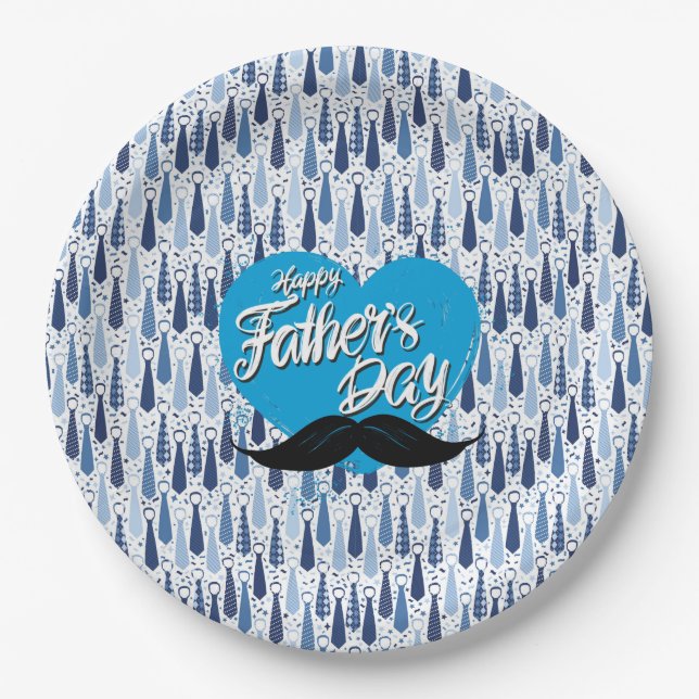 Fathers Day  Pappteller (Vorderseite)
