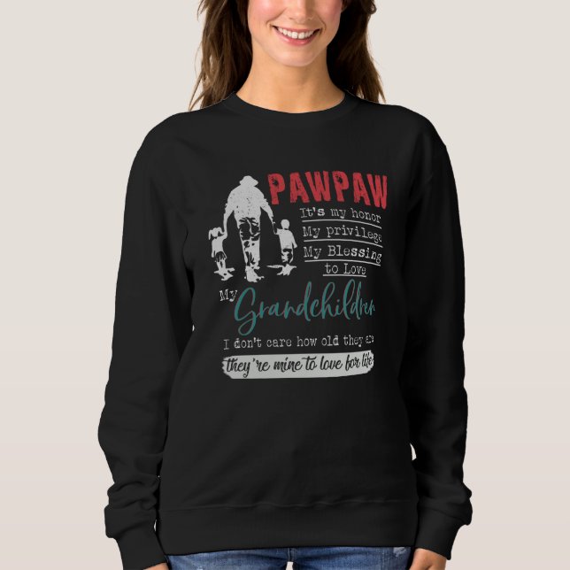 Father's Day Pawpaw Pawpaw Grandpa Sweatshirt (Vorderseite)