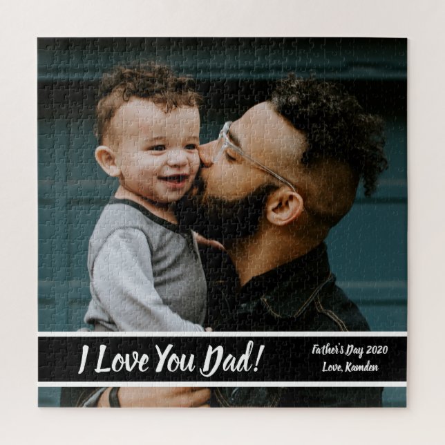 Father's Day Photo Gift Custom Puzzle (Vertikal)