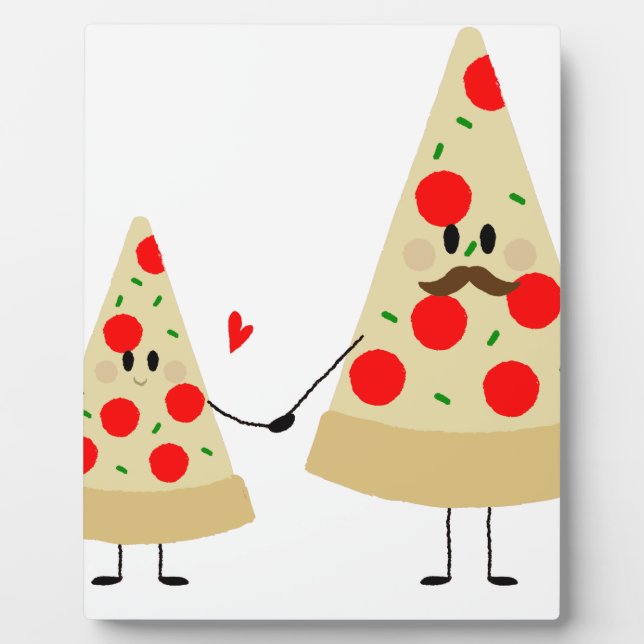 fathers day pizza fotoplatte (Vorderseite)