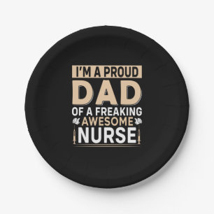 Father's Day Proud Dad Of A Nurse Pappteller