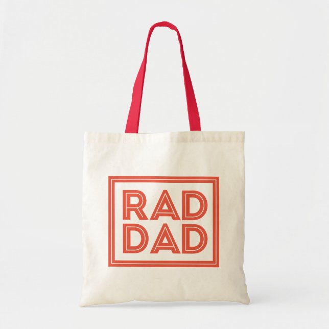 Father's Day - Rad Dad Tragetasche (Vorne)