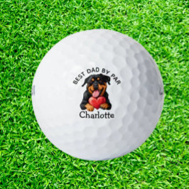 Fathers Day  Rottweiler Puppy  Golfball