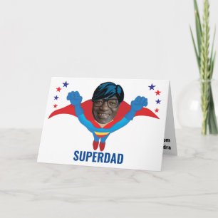 Fathers Day Superheran Funny Funny New Tremendous  Karte