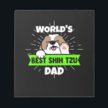 Father's Day | Worlds Best Shih Tzu Dog Dad Notizblock<br><div class="desc">Father's Day | Worlds Best Shih Tzu Dog Dad</div>