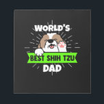 Father's Day | Worlds Best Shih Tzu Dog Dad Notizblock<br><div class="desc">Father's Day | Worlds Best Shih Tzu Dog Dad</div>